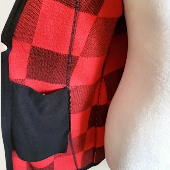 Adrienne Vittadini Buffalo Plaid Sweater - Picture 6 of 8